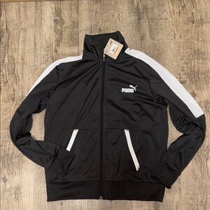 Puma Black and White Lightweight Sweater Jacket